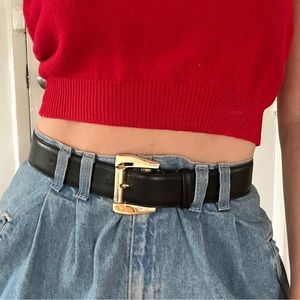 Vintage leather belt